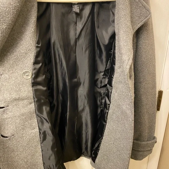 Junior’s Gray Pea Coat - Picture 3 of 12